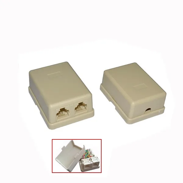 Rj11 Telephone Wire Terminal 6p4c 2ports Junction Box Buy Rj11