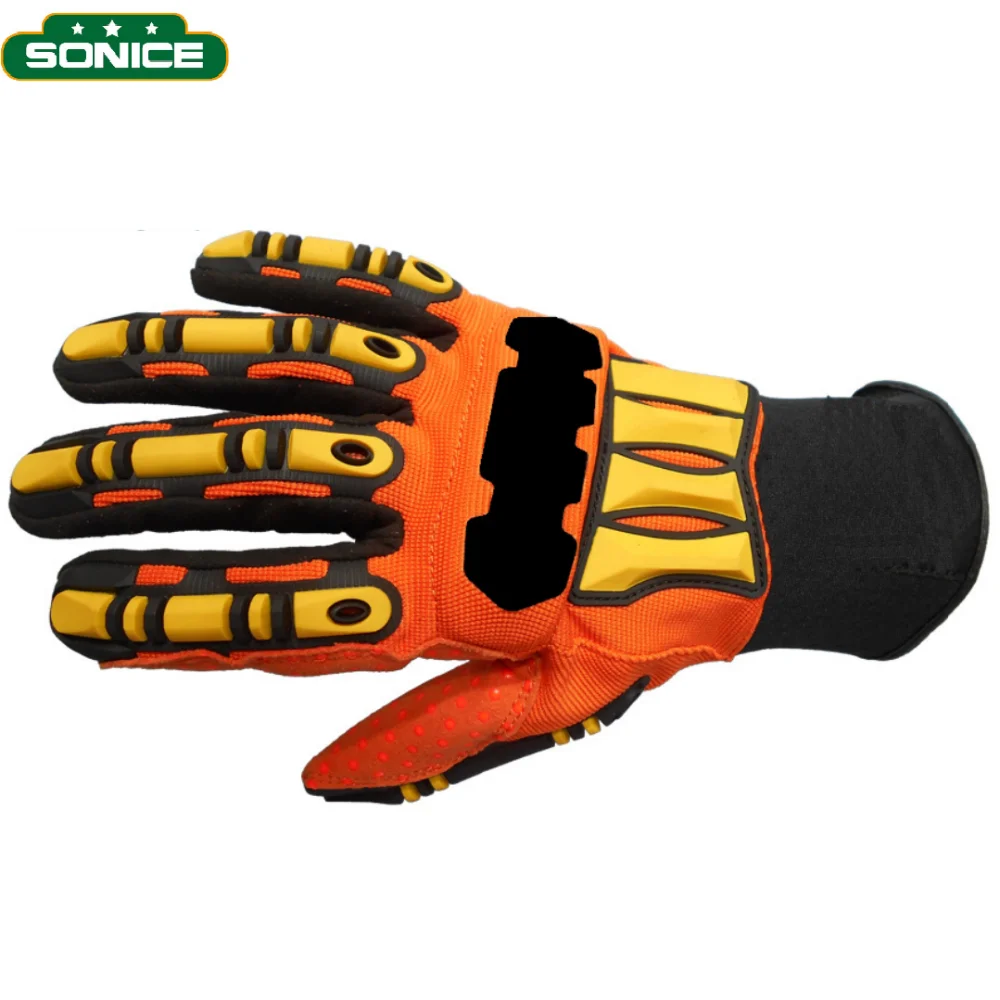Top Quality Impact Protective Mechanic Gloves For Oil And Gas
