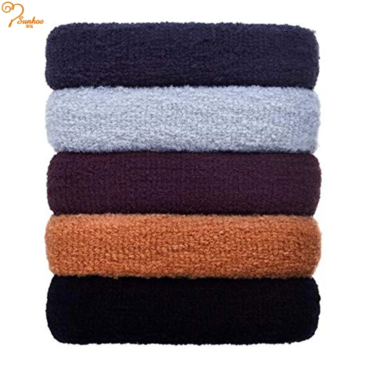 Large Hair Ties Bands Seamless Cotton Stretch Ponytail Holders