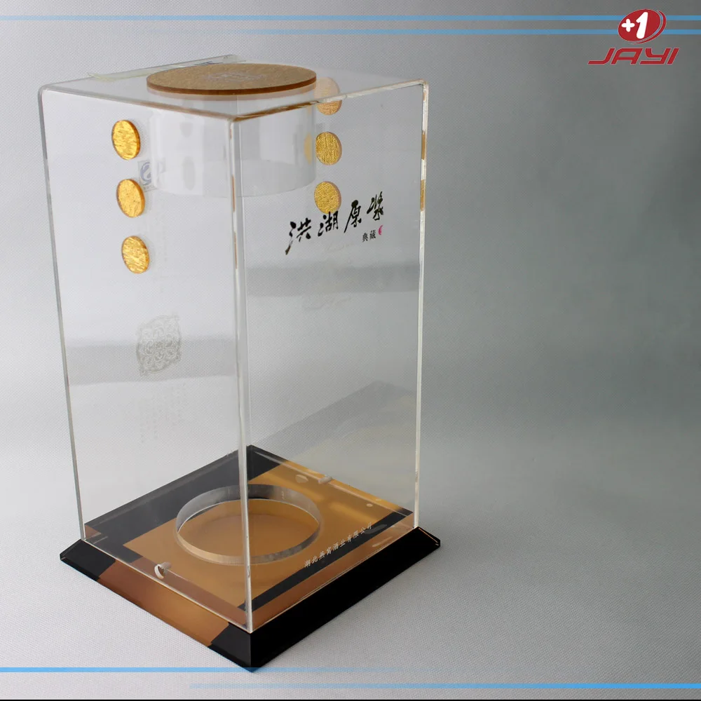 China Manufacturing Acrylic Glass Wine Bottle Display Box Buy Wine