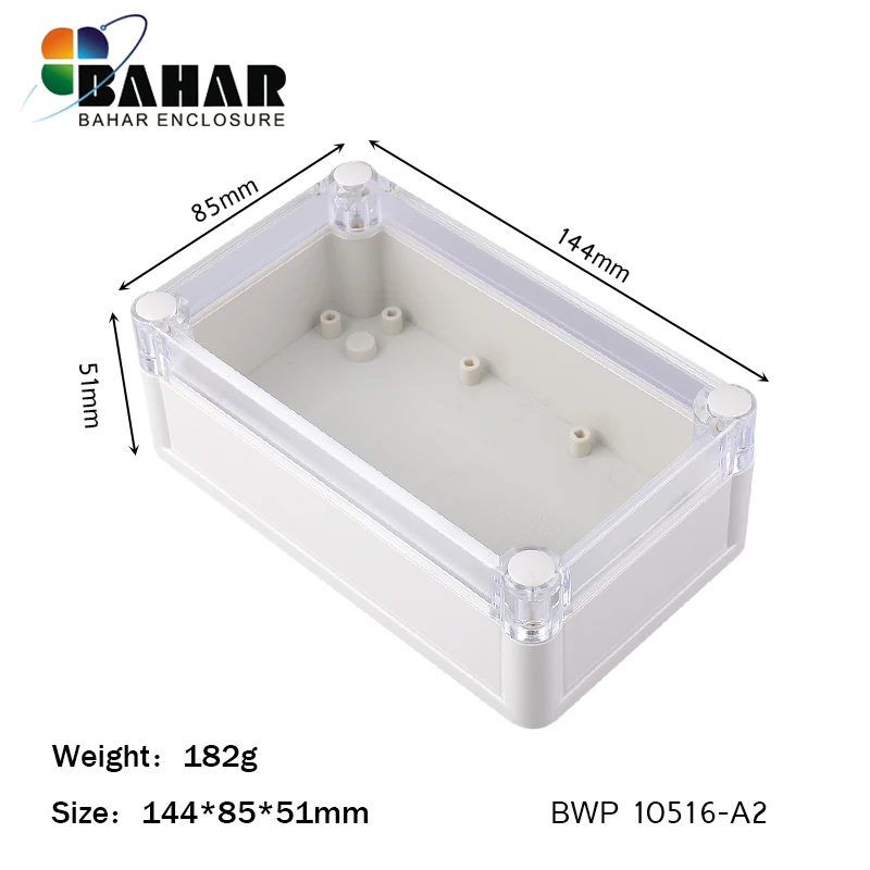 PC and ABS plastic waterproof enclosure for outdoor and indoor use