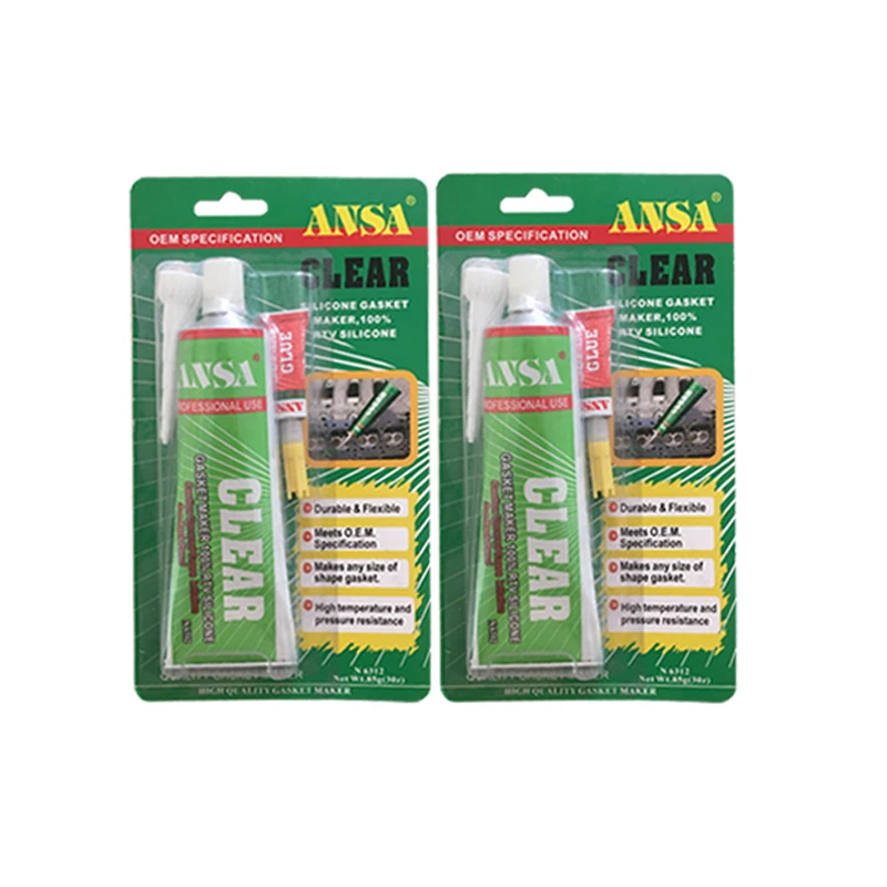 Clear Grey Rtv Silicone Sealant Gasket Maker For Auto Buy 85g Shelka