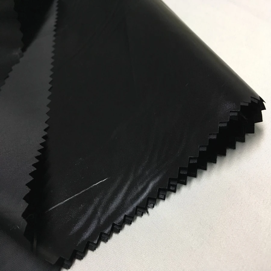 100 Nylon Pvc Coated Waterproof Raincoat Fabric Pvc Coated 70d Nylon
