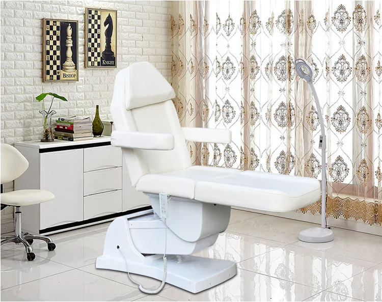 whole sales electric facial grooming bed with 3 or 4 motors electric treatment chair