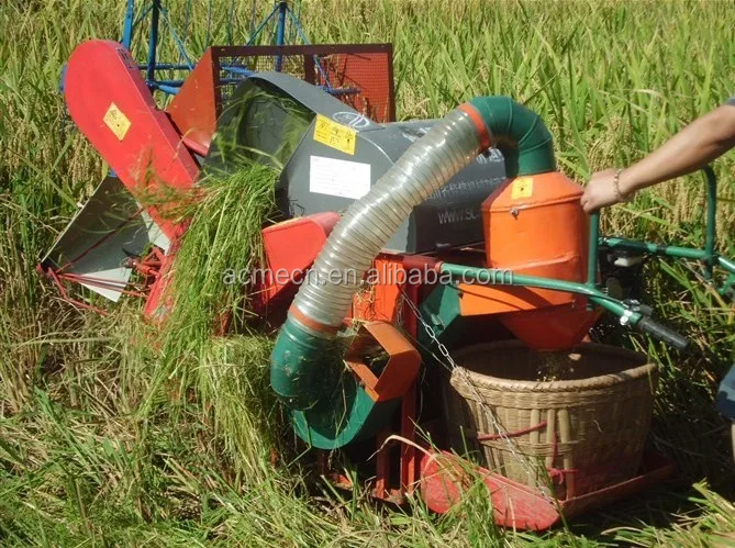 Beras Kecil Menggabungkan Harvester Mini Rice Harvester 