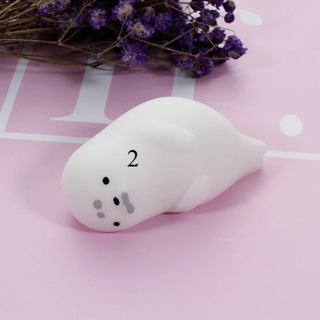 Squishy Phone Straps for iPhone Cute Mini Soft Silicone Squishy Toy Finger Pinch Squeeze Toy