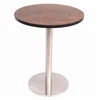Elaborately build stainless steel table base for wooden or panel table top
