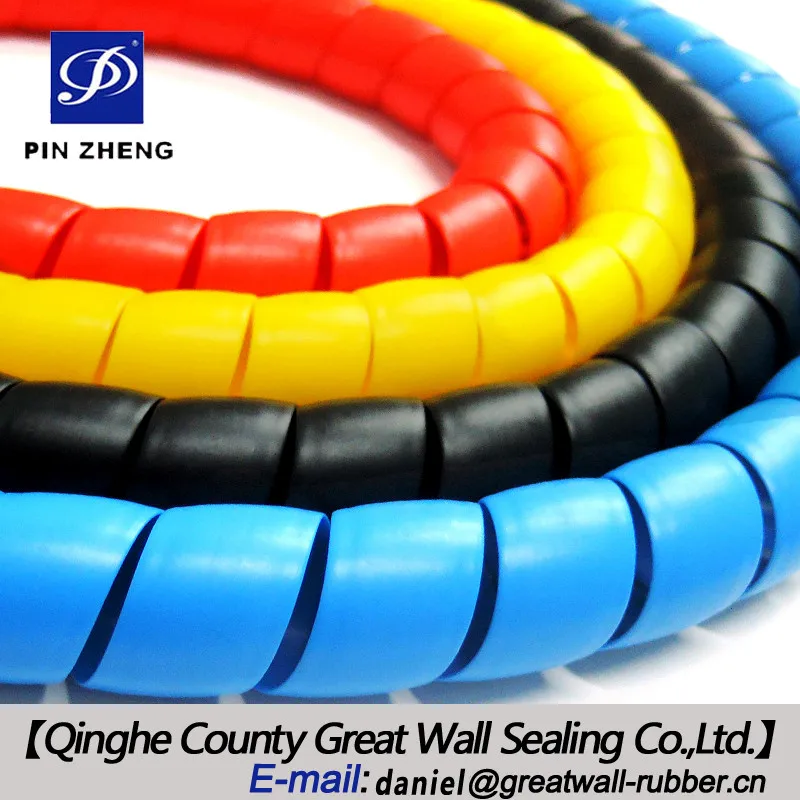 Spiral Plastic Hydraulic Hose Protection / Guard For Hydraulic Hose Id