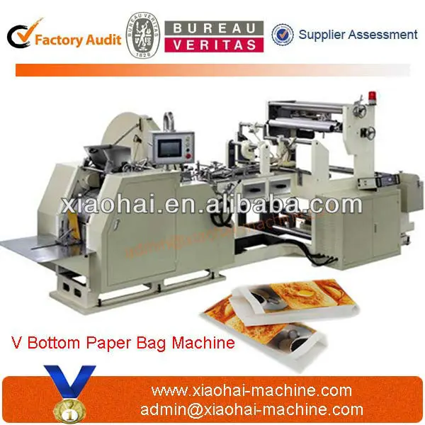 Has Video High Speed Fully Automatic Brown Paper Bag Making Machinery