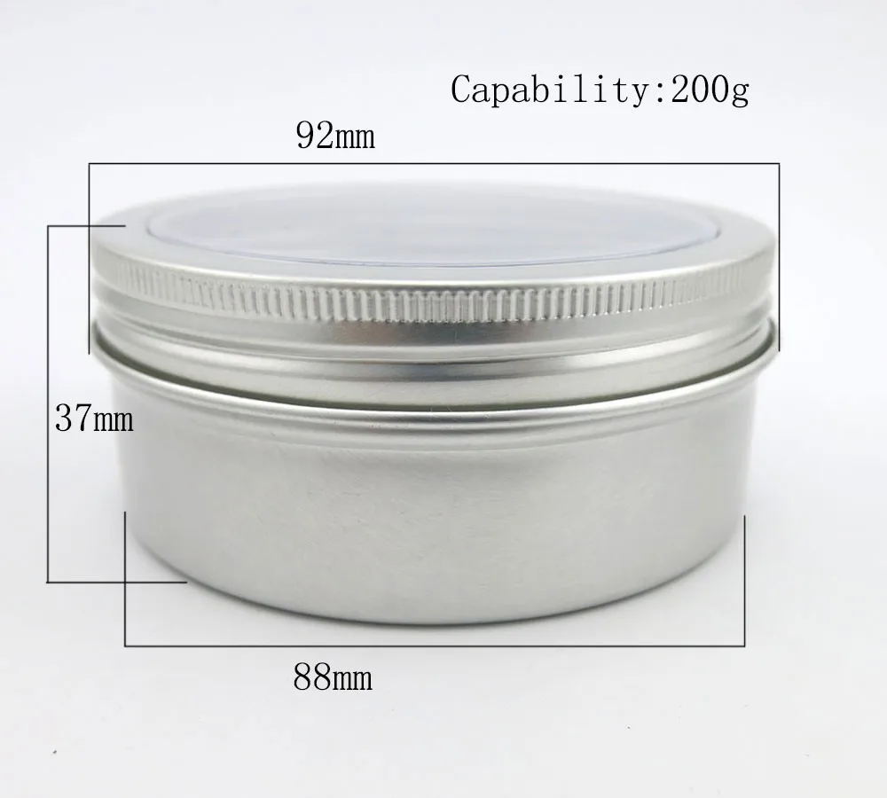 large round tin containers