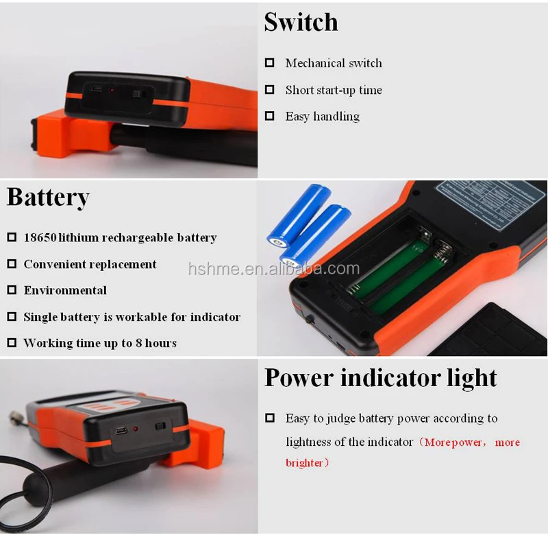 Handheld Halon Tank Ultrasonic Liquid Level Indicator For Co2 Fm200 ...