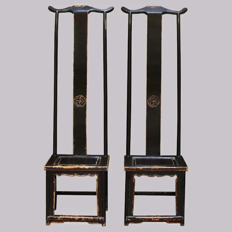 Chinese Antique Chairs Solid Wood High Back Chair Chinese Antique Chairs Solid Wood High