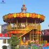 Theme park amusement equipment family games merry go round double decker carousel rides for sale