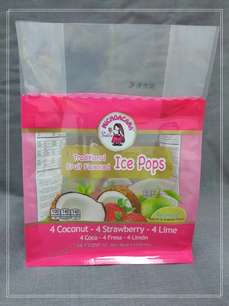 Custom Printed Wholesale Clear Ice Candy Plastic Bag With Ziplock Buy Ice Candy Plastic Bag