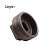 bs standard black fittings bsp hydraulic bspt male forged fittings square BSPT thread malleable iron threaded square plug