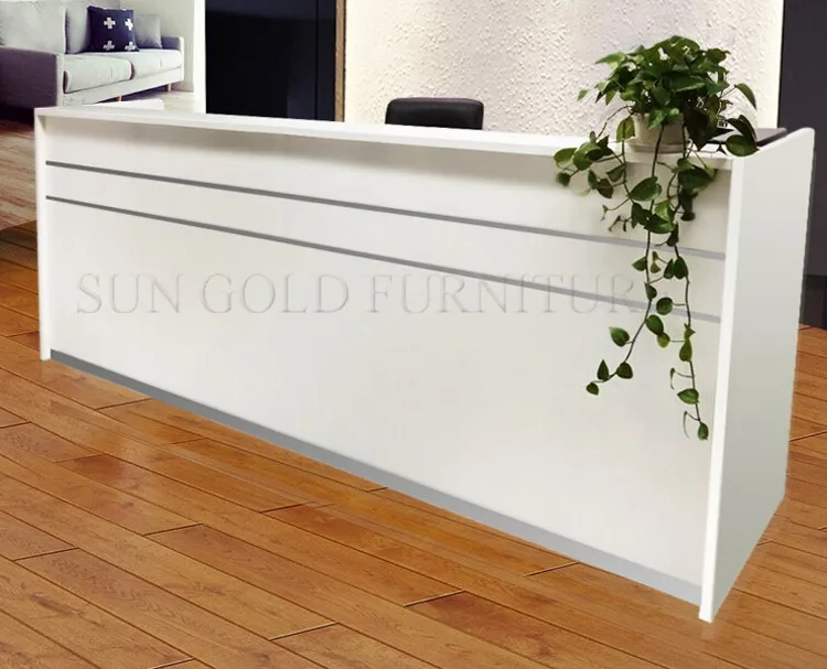 Simple Modern Front Desk Counter Office Reception Counter Design (sz