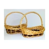 100% handmade wicker&wood easter baskets