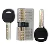 Alibaba express Hot sale Locksmith tools 1 piece lockpick with transparent cutaway padlock for lock