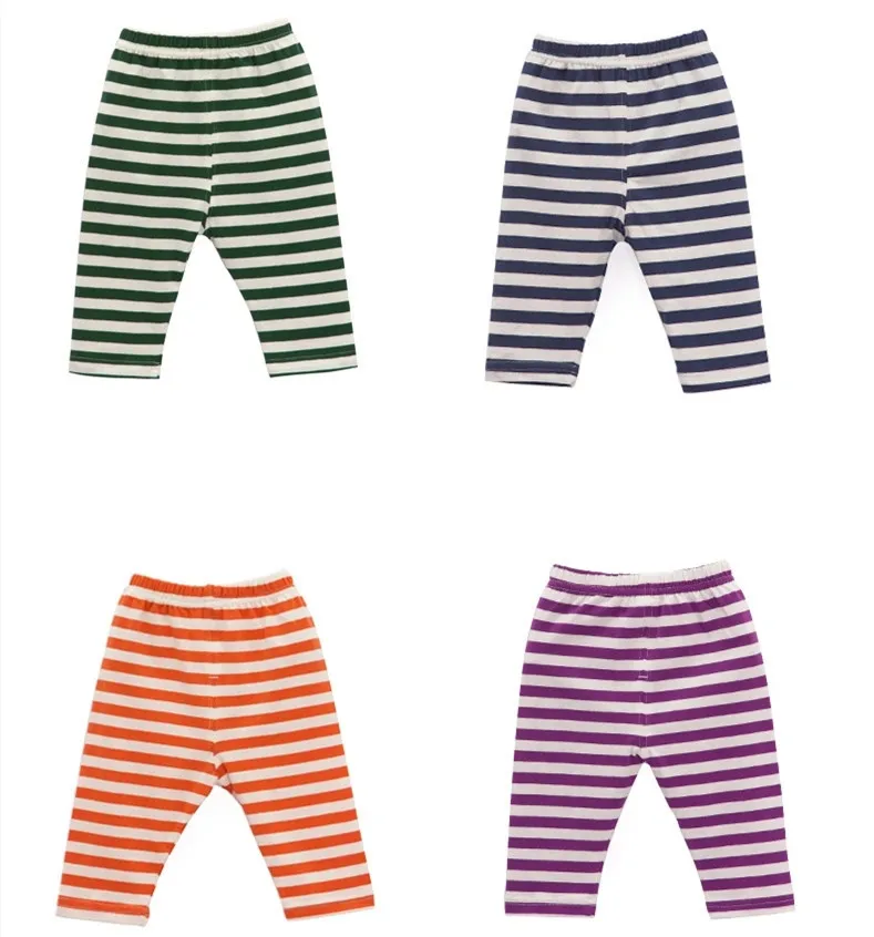 striped baby leggings