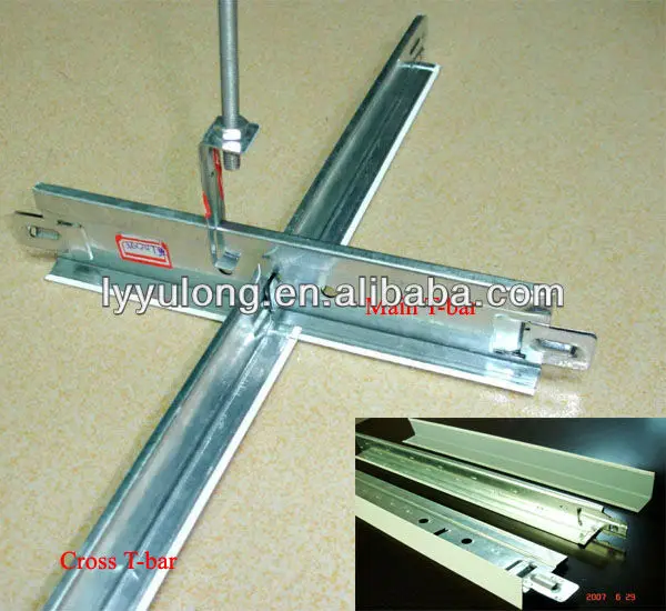 
low price t grid for gypsum ceiling tiles 
