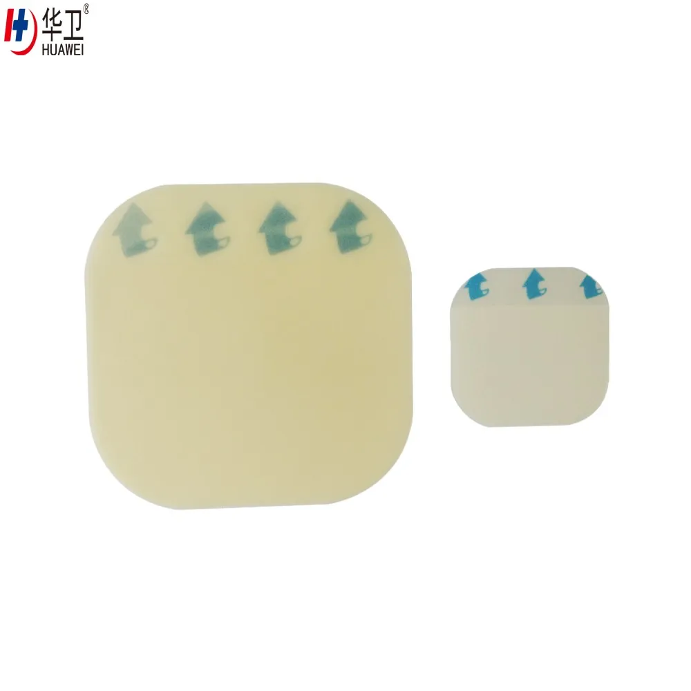 Medical consumables 5*15 cm Advanced Hydrocolloid wound patch with thin border