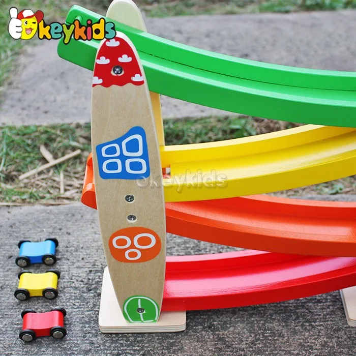 toy car spiral ramp garage