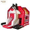 Black cat Inflatable Jumping bouncy castle Bounce for Kids
