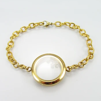 Tanishq Gold Designs Mens Floating Locket Bracelet With Lobster Tanishq Gold Designs Mens Floating Locket Bracelet With Lobster Clasp