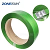ZONESUN Pallet and film wrapped packing green PET binding straps supply