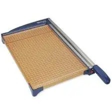 Wholesale CASE of 2 - Acme Guillotine Trimmers-Paper Trimmer, 18", 13-3/5x26"x3", Woodgrain/Blue