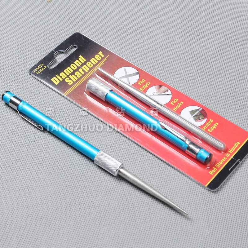 Diamond Pocket Knife Sharpener In A Retractable,Pen Style Barrel. Buy