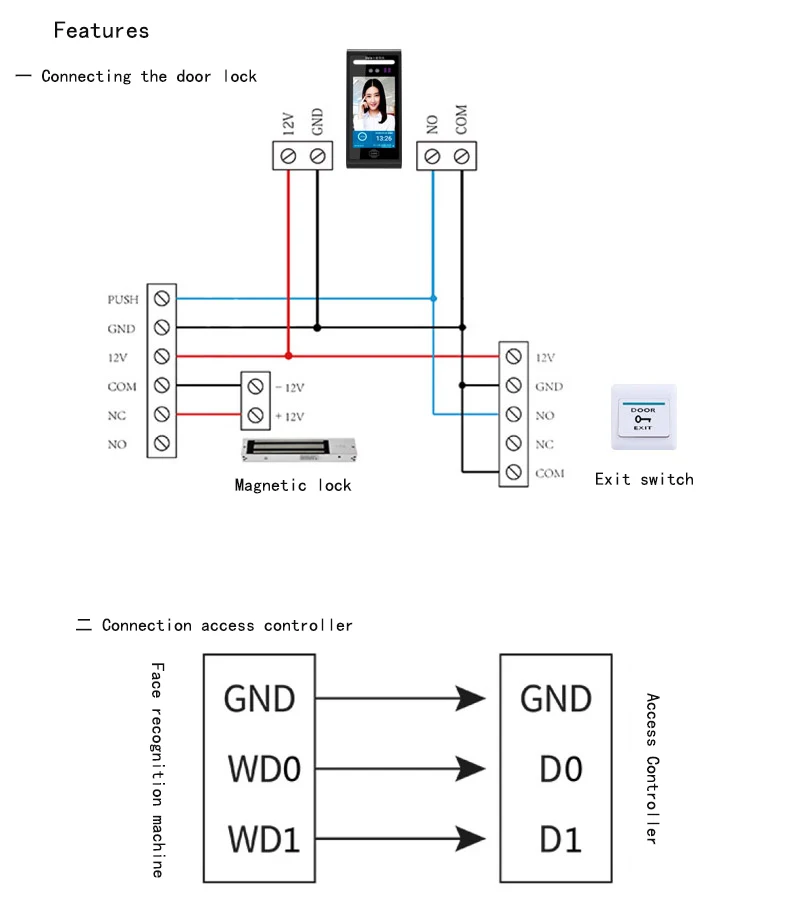 Memebership Access Control Biometric Device Facial Attendance Face Recognition device - Famidy.com