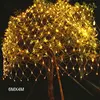 6M X 4M 672 LEDs Warm White Fairy LED Tree Lights LED Matrix Net Light For Christmas Decoration