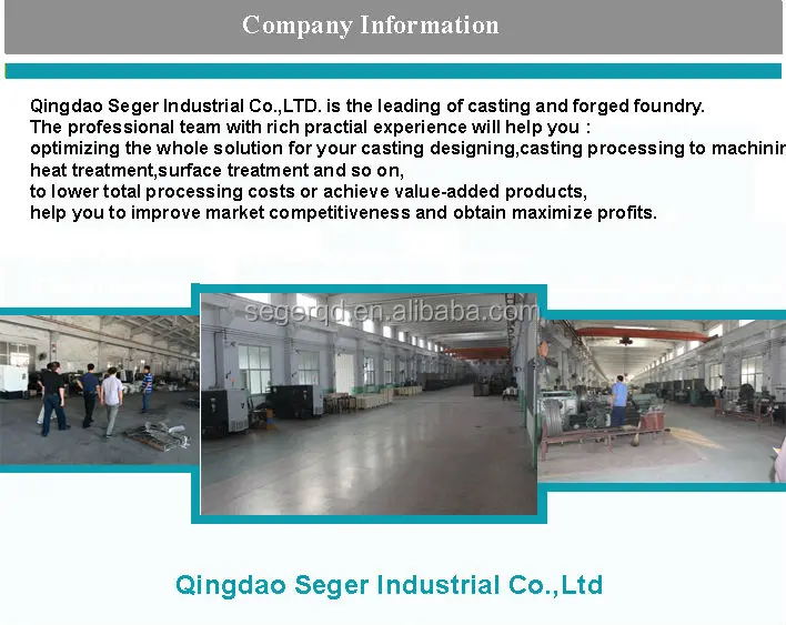 Qingdao Sand Cast Iron Foundry Investment Casting Foundry Aluminum