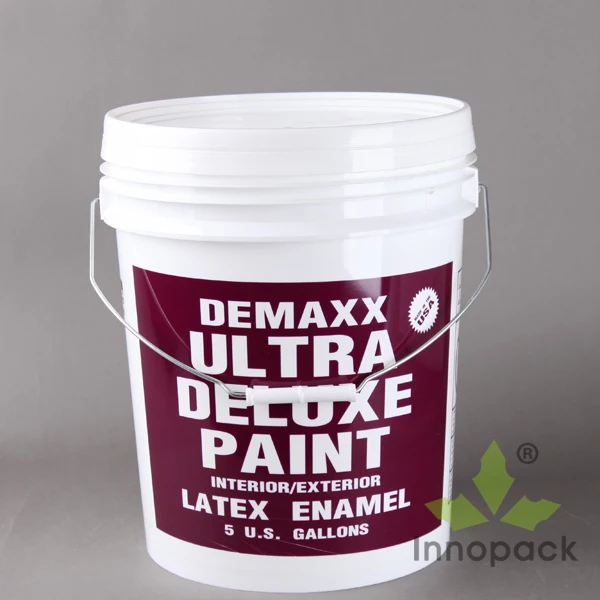 Used Empty 5 Gallon Plastic Drum Of Paint Oil Paint Barrel For Sale