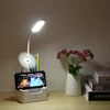 USB Rechargeable Mini Flexible Led Desk Lamp with Pen Holder