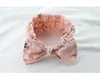 The newest design cloth art breaks a flower sweet and pure and fresh bowknot hair ribbon children baby kids hairbands