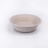 Degradable custom 1400ml disposable paper pulp soup bowl rice bowl with plastic clear lid