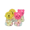 New 2019 product idea cute animals cartoon shaped bottle packing jelly bean tablet candy