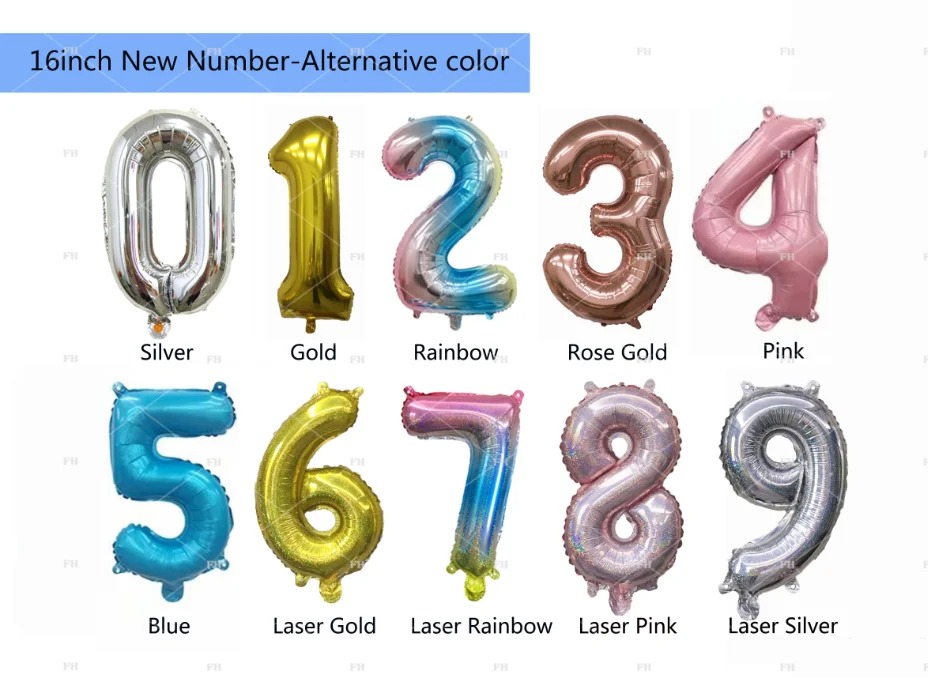 16/32/42 Inch Event Party Supplies Foil Balloon With Card Aluminium