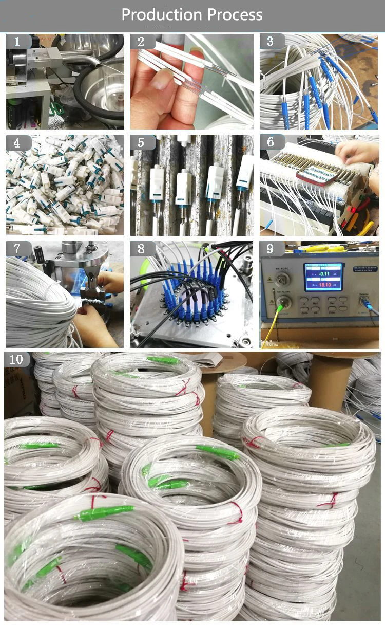 Simplex Fiber Globle Drop Cable Patch CordProduction Process