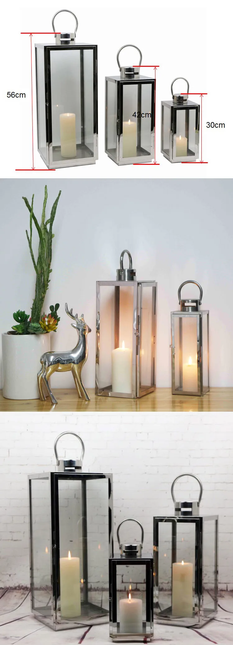 Top Seller Classic Stainless Steel Lantern,Candle Lantern Buy Candle