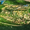 Novelty design master urban planning model for real estate construction