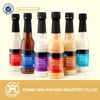 Custom pvc heat plastic shrink wrap bottle sleeves for spices plastic bottles