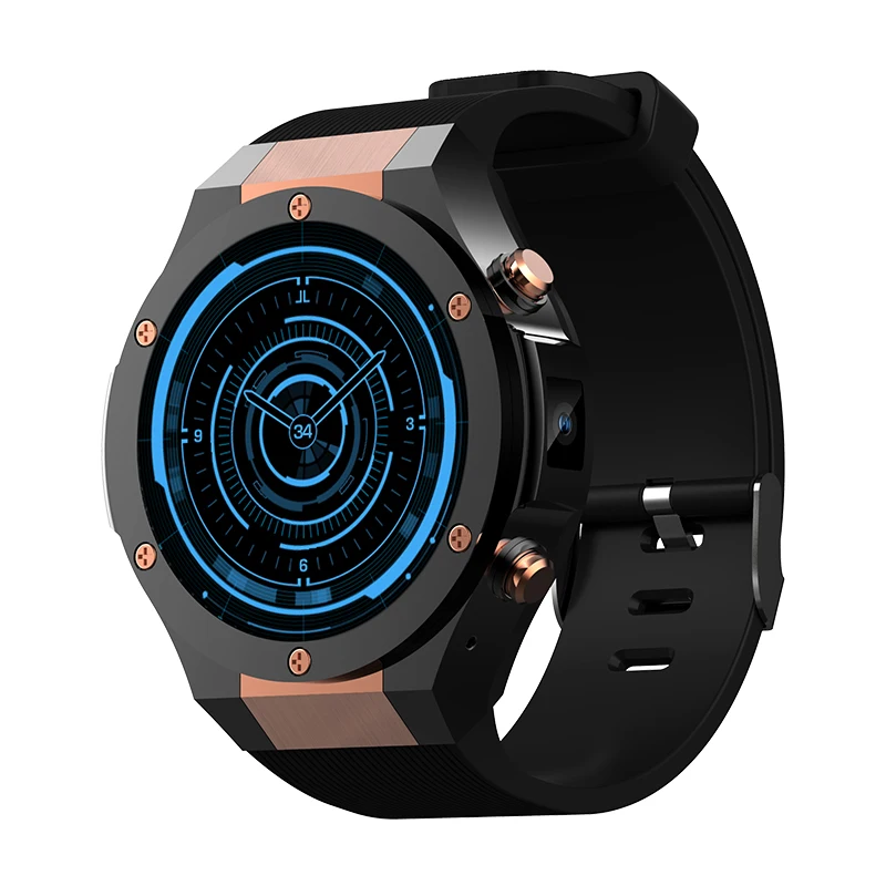 Ip68 Waterproof Heart Rate Camera 5mp Smartwatch 3g Wifi Gps Ce Rohs