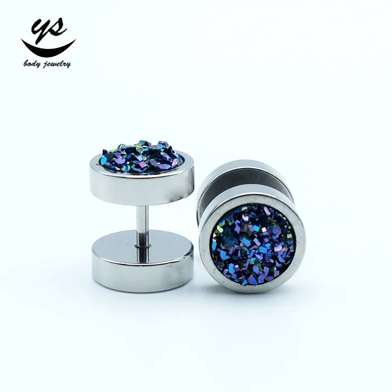 Unique Boys Stainless Steel Earring Stone Men Earrings Ear Studs Buy