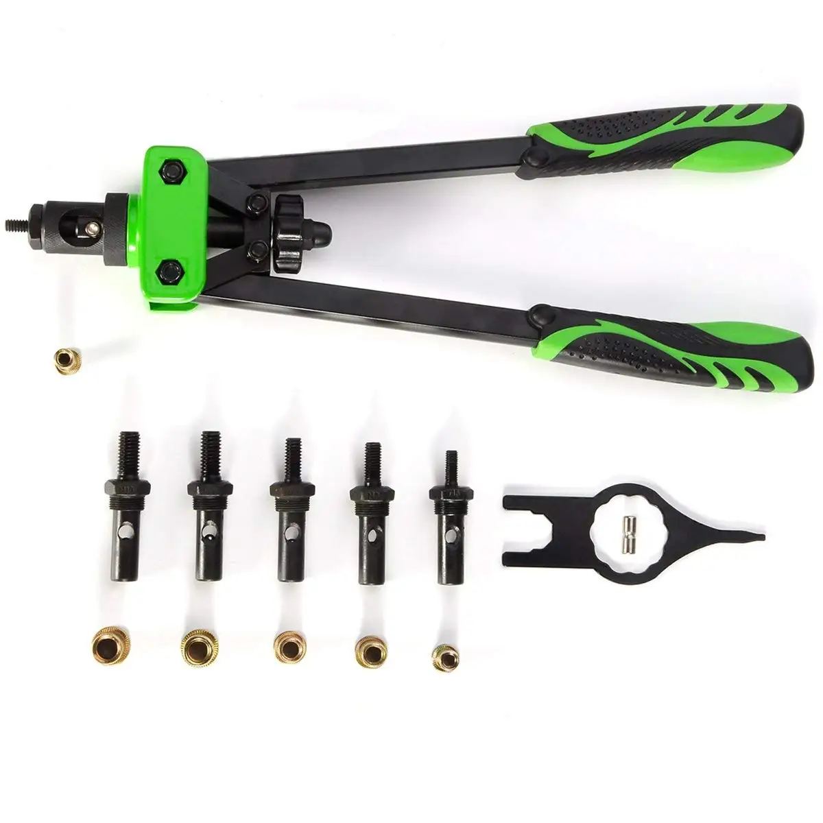 Buy zison 13" Hand Rivet Nut Setter Kit（M5 M6 M8 SAE 10-24, 1/4-20, & 5