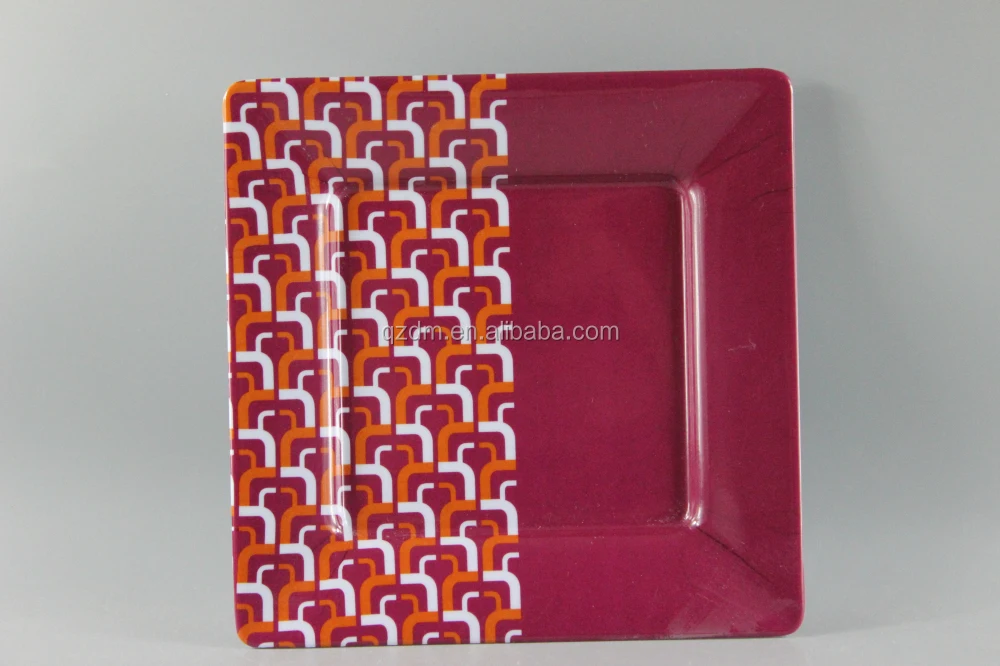 8inch x 8inch Melamine Square Plates