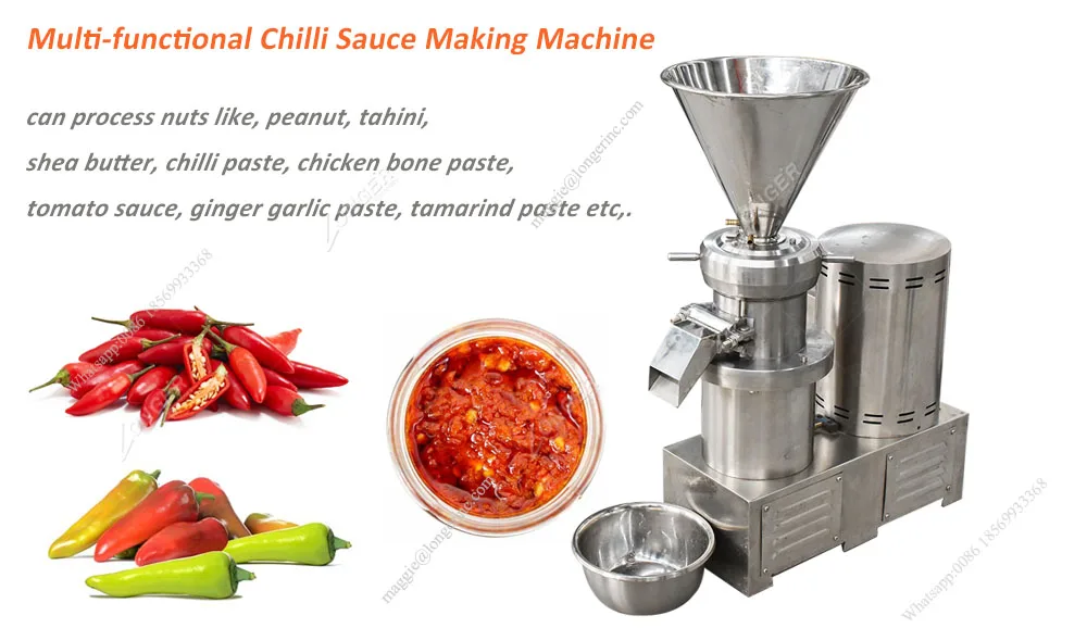 Chili Sauce Grinding MachineHot Pepper Paste Sauce Machine