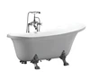 2017 Up-To-Date Perfect Single High Qualified Rectangle Plastic Portable Bathtub For Adult With Bath Supply For JS-746C